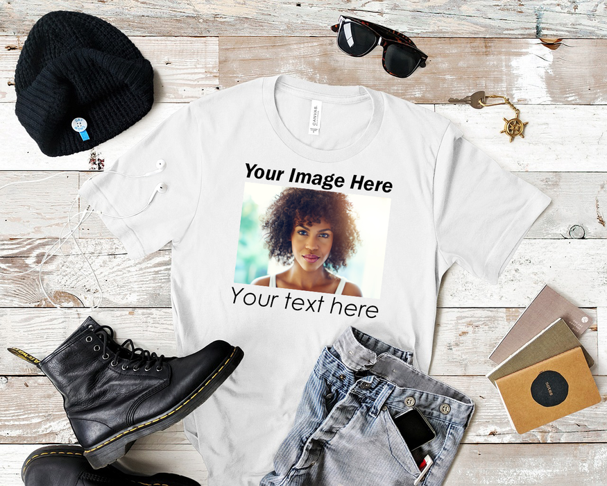 Custom Photo shirt, Custom Shirt, Custom Picture Tshirt, Birthday photo Shirt, Holiday Gift, Family Picture Tee