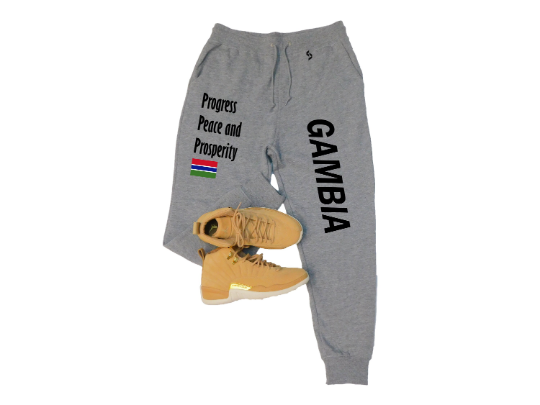 Gambia Sweatpants / Gambia Shirt / Gambia Sweat Pants Map / Gambia Jersey / Grey Sweatpants / Black Sweatpants / Gambia Poster
