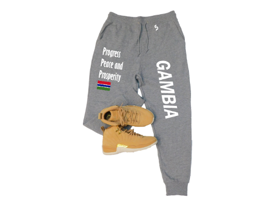 Gambia Sweatpants / Gambia Shirt / Gambia Sweat Pants Map / Gambia Jersey / Grey Sweatpants / Black Sweatpants / Gambia Poster