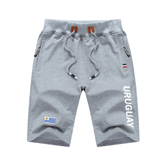 Uruguay Shorts / Uruguay Pants / Uruguay Shorts Flag / Uruguay Jersey / Grey Shorts / Black Shorts / Uruguay Poster / Uruguay Map / Men