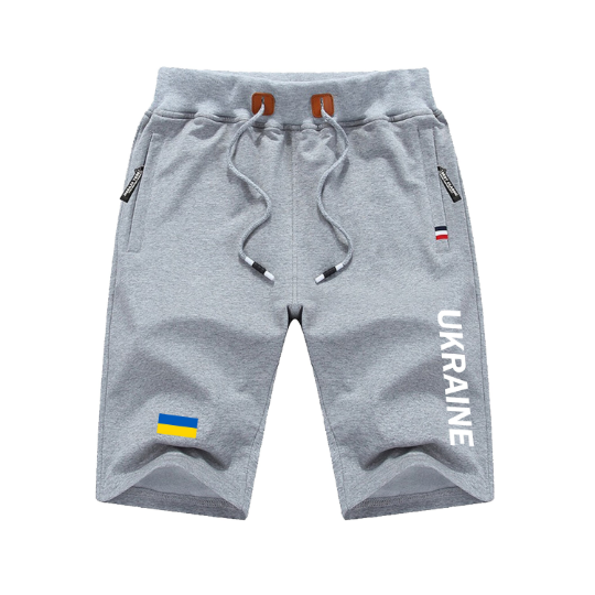 Ukraine Shorts / Ukraine Pants / Ukraine Shorts Flag / Ukraine Jersey / Grey Shorts / Black Shorts / Ukraine Poster / Ukraine Map / Men