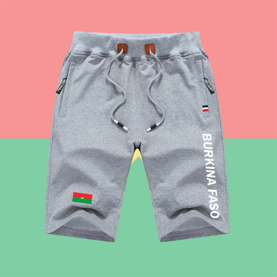 Burkina Faso Shorts / Burkina Faso Pants / Burkina Faso Shorts Flag / Burkina Faso Jersey / Grey Shorts / Black Shorts / Burkina Faso Poster