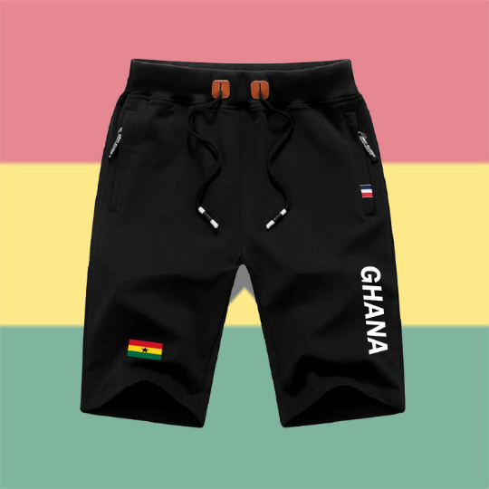 Ghana Shorts / Ghana Pants / Ghana Shorts Flag / Ghana Jersey / Grey Shorts / Black Shorts / Ghana Poster / Ghana Map / Men Women