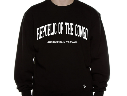 Republic Of The Congo Sweatshirts / Republic Of The Congo Shirt / Republic Of The Congo Sweat Pants Map / Republic Of The Congo Jersey