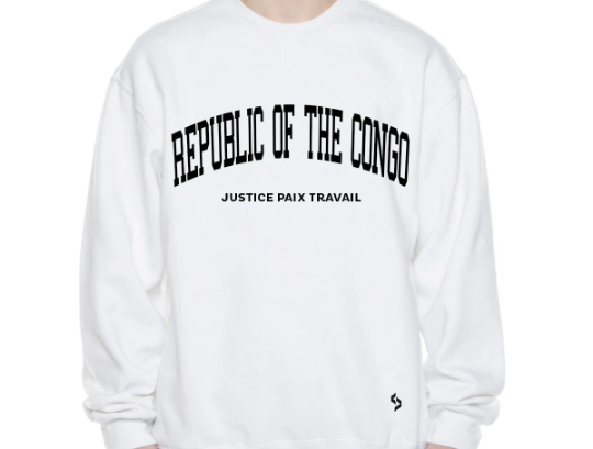Republic Of The Congo Sweatshirts / Republic Of The Congo Shirt / Republic Of The Congo Sweat Pants Map / Republic Of The Congo Jersey