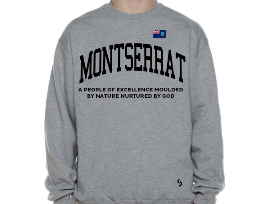 Montserrat Sweatshirts / Montserrat Shirt / Montserrat Sweat Pants Map / Montserrat Jersey / Grey Sweatshirts / Black Sweatshirts / Poste