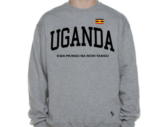 Uganda Sweatshirts / Uganda Shirt / Uganda Sweat Pants Map / Uganda Jersey / Grey Sweatshirts / Black Sweatshirts / Uganda Poster