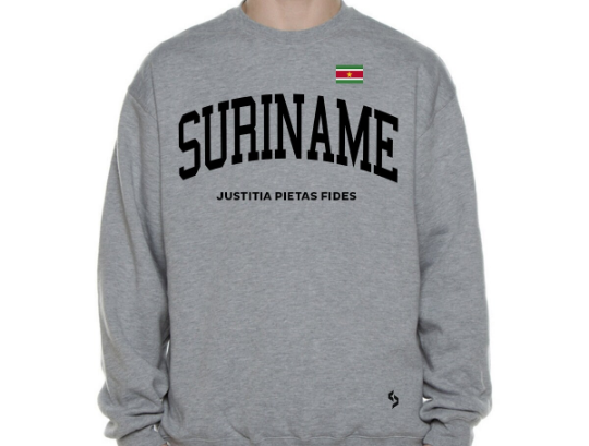 Suriname Sweatshirts / Suriname Shirt / Suriname Sweat Pants Map / Suriname Jersey / Grey Sweatshirts / Black Sweatshirts / Suriname Poster