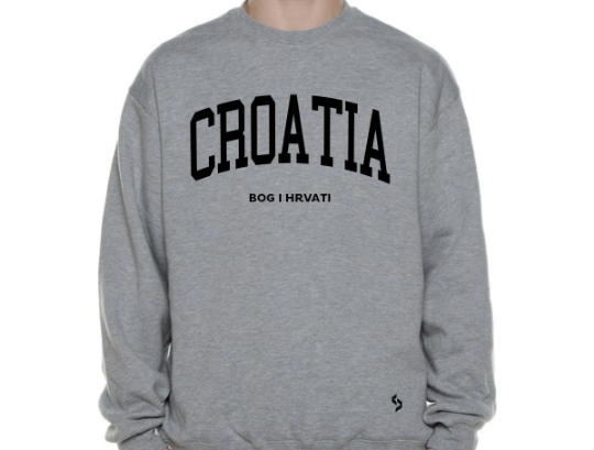 Croatia Sweatshirts / Croatia Shirt / Croatia Sweat Pants Map / Croatia Jersey / Grey Sweatshirts / Black Sweatshirts / Croatia Poster