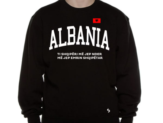 Albania Sweatshirts / Albania Shirt / Albania Sweat Pants Map / Albania Jersey / Grey Sweatshirts / Black Sweatshirts / Albania Poster