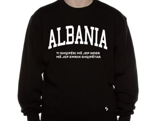 Albania Sweatshirts / Albania Shirt / Albania Sweat Pants Map / Albania Jersey / Grey Sweatshirts / Black Sweatshirts / Albania Poster