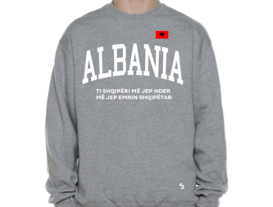 Albania Sweatshirts / Albania Shirt / Albania Sweat Pants Map / Albania Jersey / Grey Sweatshirts / Black Sweatshirts / Albania Poster