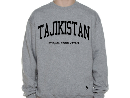 Tajikistan Sweatshirts / Tajikistan Shirt / Tajikistan Sweat Pants Map / Tajikistan Jersey / Grey Sweatshirts / Black Sweatshirts