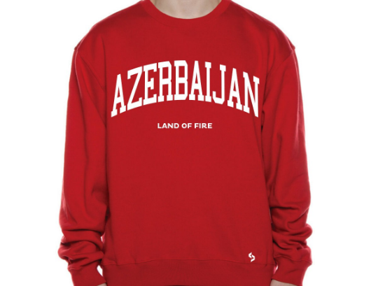 Azerbaijan Sweatshirts / Azerbaijan Shirt / Azerbaijan Sweat Pants Map / Azerbaijan Jersey / Grey Sweatshirts / Black Sweatshirts