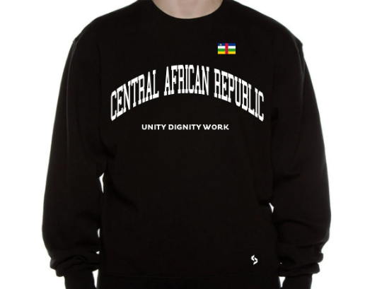 Central African Republic Sweatshirts / Central African Republic Shirt / Central African Republic Sweat Pants Map / Central African Republic
