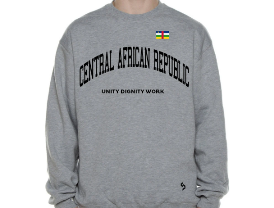 Central African Republic Sweatshirts / Central African Republic Shirt / Central African Republic Sweat Pants Map / Central African Republic