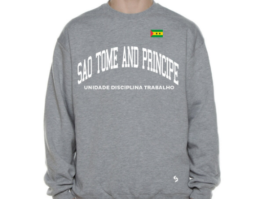 Sao Tome And Principe Sweatshirts / Sao Tome And Principe Shirt / Sao Tome And Principe Sweat Pants Map / Sao Tome And Principe Jersey