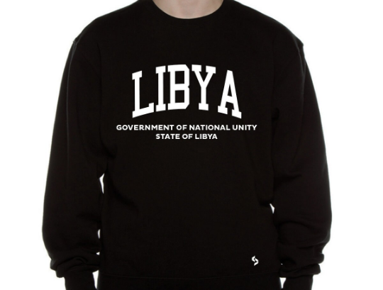 Libya Sweatshirts / Libya Shirt / Libya Sweat Pants Map / Libya Jersey / Grey Sweatshirts / Black Sweatshirts / Libya Poster