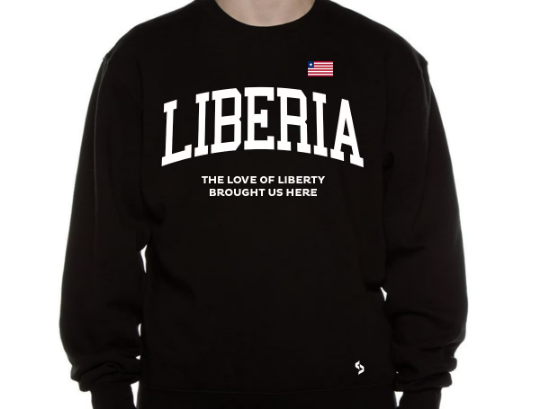 Liberia Sweatshirts / Liberia Shirt / Liberia Sweat Pants Map / Liberia Jersey / Grey Sweatshirts / Black Sweatshirts / Liberia Poster