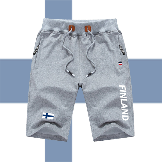 Finland Shorts / Finland Pants / Finland Shorts Flag / Finland Jersey / Grey Shorts / Black Shorts / Finland Poster / Finland Map
