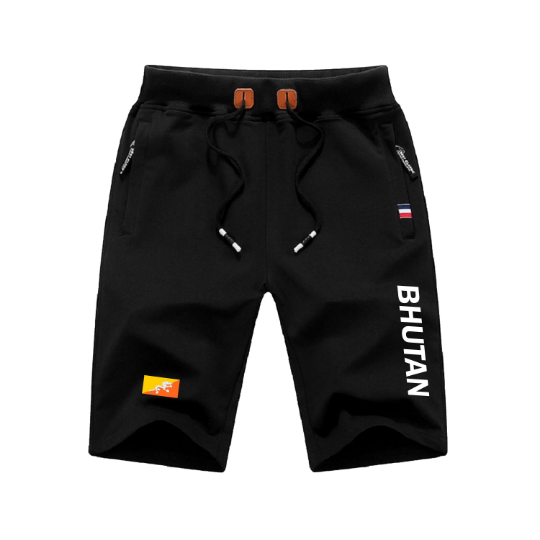 Bhutan Shorts / Bhutan Pants / Bhutan Shorts Flag / Bhutan Jersey / Grey Shorts / Black Shorts / Bhutan Poster / Bhutan Map / Men Women