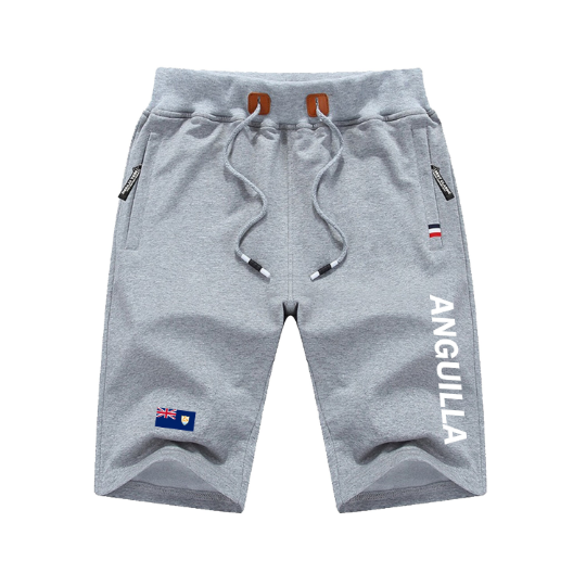 Anguilla Shorts / Anguilla Pants / Anguilla Shorts Flag / Anguilla Jersey / Grey Shorts / Black Shorts / Anguilla Poster / Anguilla Map