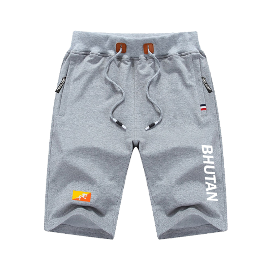 Bhutan Shorts / Bhutan Pants / Bhutan Shorts Flag / Bhutan Jersey / Grey Shorts / Black Shorts / Bhutan Poster / Bhutan Map / Men Women
