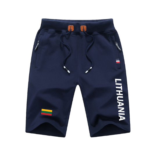 Lithuania Shorts / Lithuania Pants / Lithuania Shorts Flag / Lithuania Jersey / Grey Shorts / Black Shorts / Lithuania Poster / Lithuania