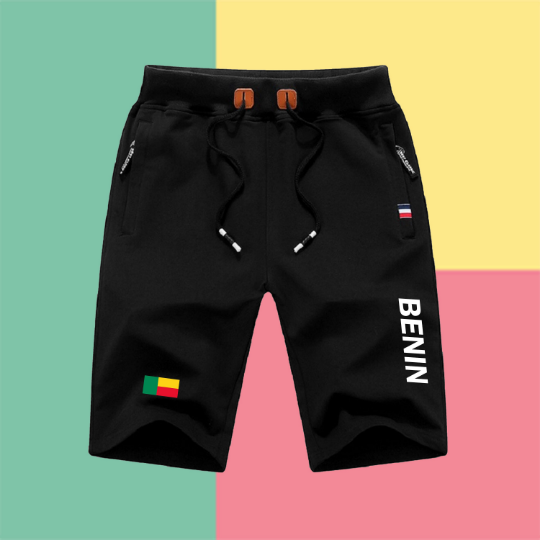 Benin Shorts / Benin Pants / Benin Shorts Flag / Benin Jersey / Grey Shorts / Black Shorts / Benin Poster / Benin Map / Men Women