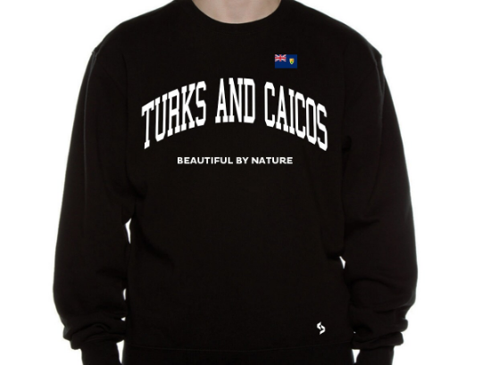 Turks and Caicos Sweatshirts / Turks and Caicos Shirt / Turks and Caicos Sweat Pants Map / Turks and Caicos Jersey / Grey Sweatshirts