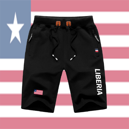 Liberia Shorts / Liberia Pants / Liberia Shorts Flag / Liberia Jersey / Grey Shorts / Black Shorts / Liberia Poster / Liberia Map / Men