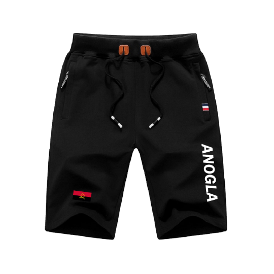 Angola Shorts / Angola Pants / Angola Shorts Flag / Angola Jersey / Grey Shorts / Black Shorts / Angola Poster / Angola Map / Men Women