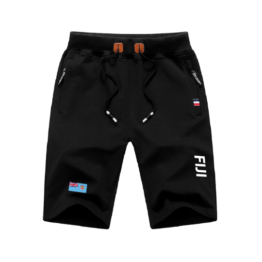 Fiji Shorts / Fiji Pants / Fiji Shorts Flag / Fiji Jersey / Grey Shorts / Black Shorts / Fiji Poster / Fiji Map / Men Women