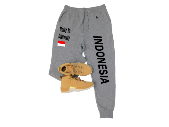 Indonesia Sweatpants / Indonesia Shirt / Indonesia Sweat Pants Map / Indonesia Jersey / Grey Sweatpants / Black Sweatpant / Indonesia Poster