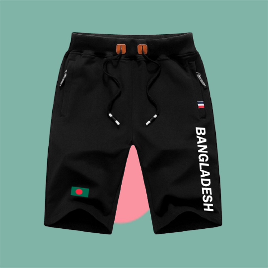 Bangladesh Shorts / Bangladesh Pants / Bangladesh Shorts Flag / Bangladesh Jersey / Grey Shorts / Black Shorts / Bangladesh Poster
