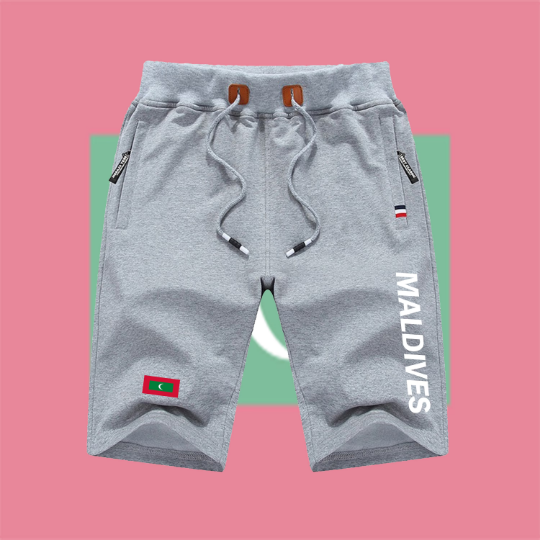 Maldives Shorts / Maldives Pants / Maldives Shorts Flag / Maldives Jersey / Grey Shorts / Black Shorts / Maldives Poster / Maldives Map