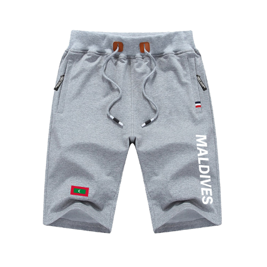 Maldives Shorts / Maldives Pants / Maldives Shorts Flag / Maldives Jersey / Grey Shorts / Black Shorts / Maldives Poster / Maldives Map