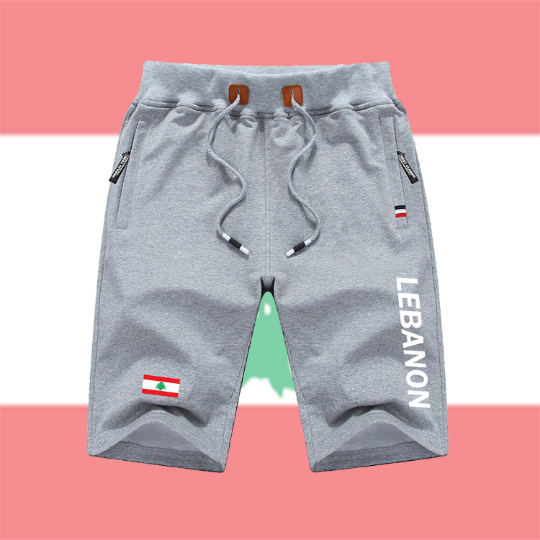 Lebanon Shorts / Lebanon Pants / Lebanon Shorts Flag / Lebanon Jersey / Grey Shorts / Black Shorts / Lebanon Poster / Lebanon Map
