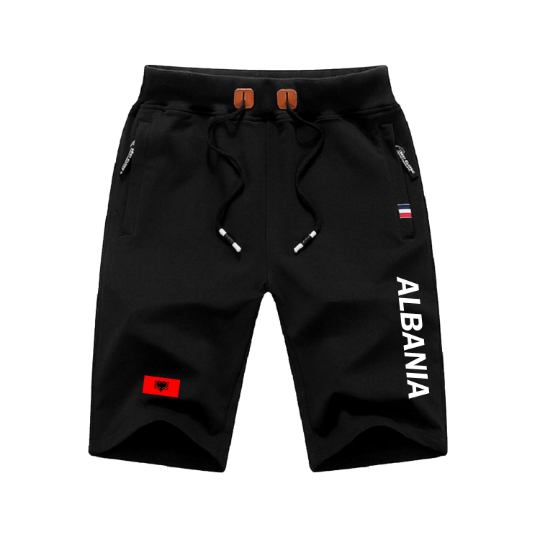 Albania Shorts / Albania Pants / Albania Shorts Flag / Albania Jersey / Grey Shorts / Black Shorts / Albania Poster / Albania Map