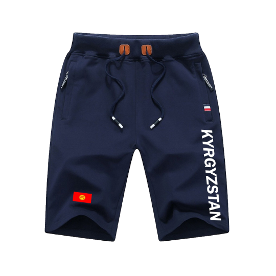 Kyrgyzstan Shorts / Kyrgyzstan Pants / Kyrgyzstan Shorts Flag / Kyrgyzstan Jersey / Grey Shorts / Black Shorts / Kyrgyzstan Poster