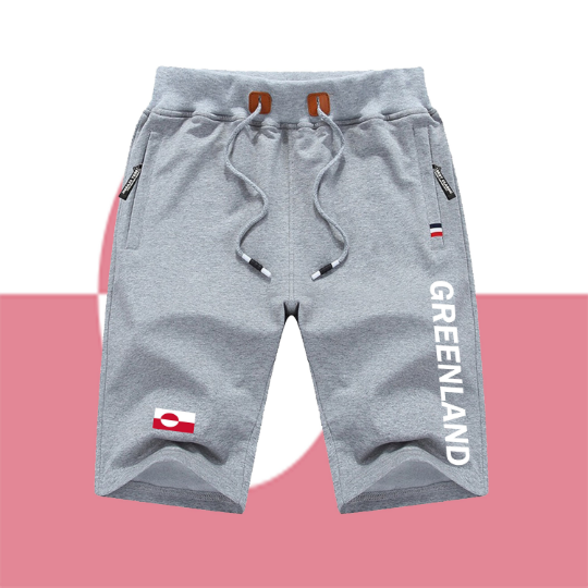 Greenland Shorts / Greenland Pants / Greenland Shorts Flag / Greenland Jersey / Grey Shorts / Black Shorts / Greenland Poster / Greenland