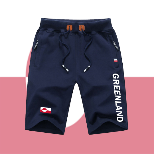 Greenland Shorts / Greenland Pants / Greenland Shorts Flag / Greenland Jersey / Grey Shorts / Black Shorts / Greenland Poster / Greenland