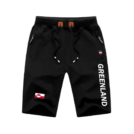 Greenland Shorts / Greenland Pants / Greenland Shorts Flag / Greenland Jersey / Grey Shorts / Black Shorts / Greenland Poster / Greenland