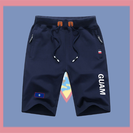 Guam Shorts / Guam Pants / Guam Shorts Flag / Guam Jersey / Grey Shorts / Black Shorts / Guam Poster / Guam Map / Men Women