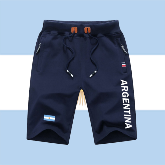 Argentina Shorts / Argentina Pants / Argentina Shorts Flag / Argentina Jersey / Grey Shorts / Black Shorts / Argentina Poster