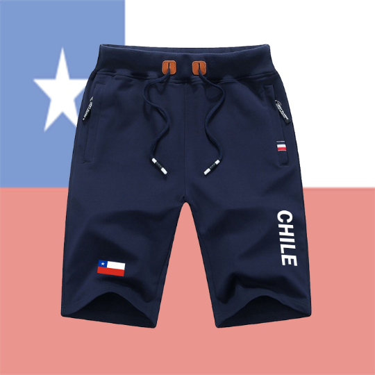 Chile Shorts / Chile Pants / Chile Shorts Flag / Chile Jersey / Grey Shorts / Black Shorts / Chile Poster / Chile Map / Men Women