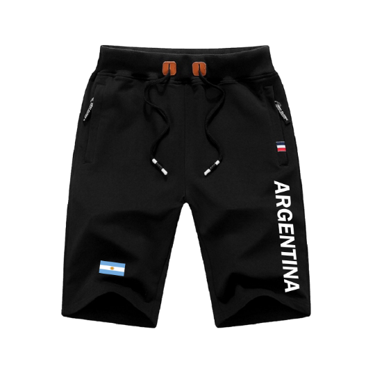 Argentina Shorts / Argentina Pants / Argentina Shorts Flag / Argentina Jersey / Grey Shorts / Black Shorts / Argentina Poster