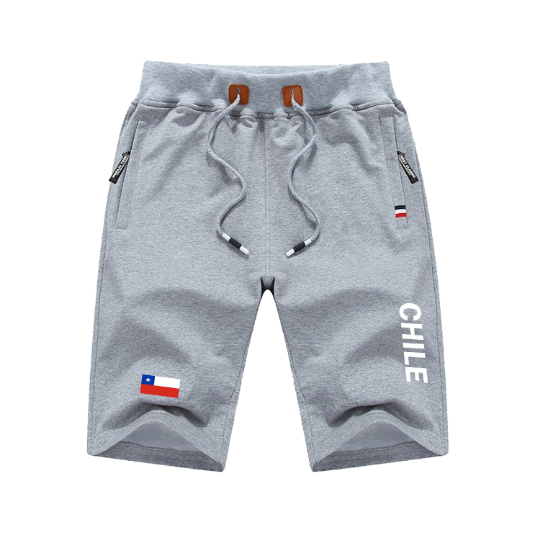 Chile Shorts / Chile Pants / Chile Shorts Flag / Chile Jersey / Grey Shorts / Black Shorts / Chile Poster / Chile Map / Men Women
