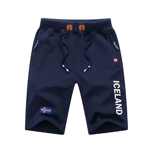 Iceland Shorts / Iceland Pants / Iceland Shorts Flag / Iceland Jersey / Grey Shorts / Black Shorts / Iceland Poster / Iceland Map