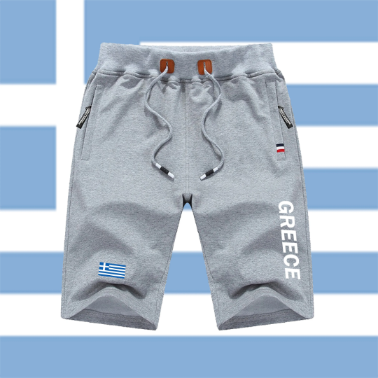 Greece Shorts / Greece Pants / Greece Shorts Flag / Greece Jersey / Grey Shorts / Black Shorts / Greece Poster / Greece Map / Men Women